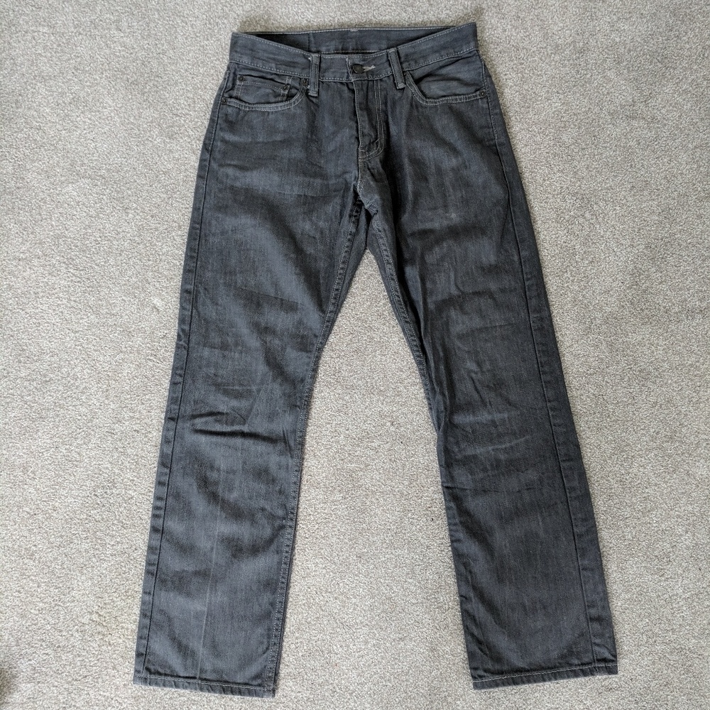 Levi's Dark Gray Straight Leg Jeans 29x30